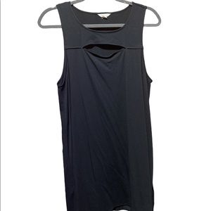 Black straight dress